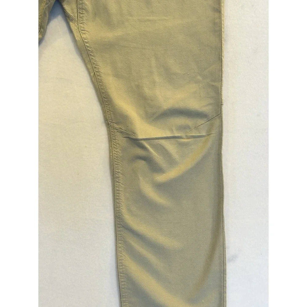 The North Face Twill 5 Pocket Pants Men's 34x31 Tan Reinforced Knee Straight Leg